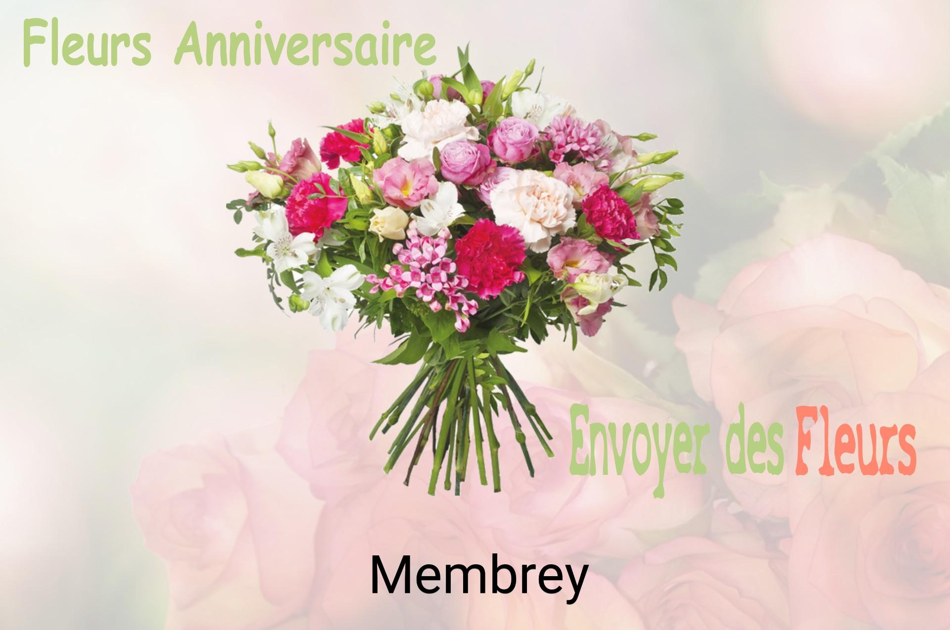 Bouquet de fleurs d’anniversaire livré à Membrey