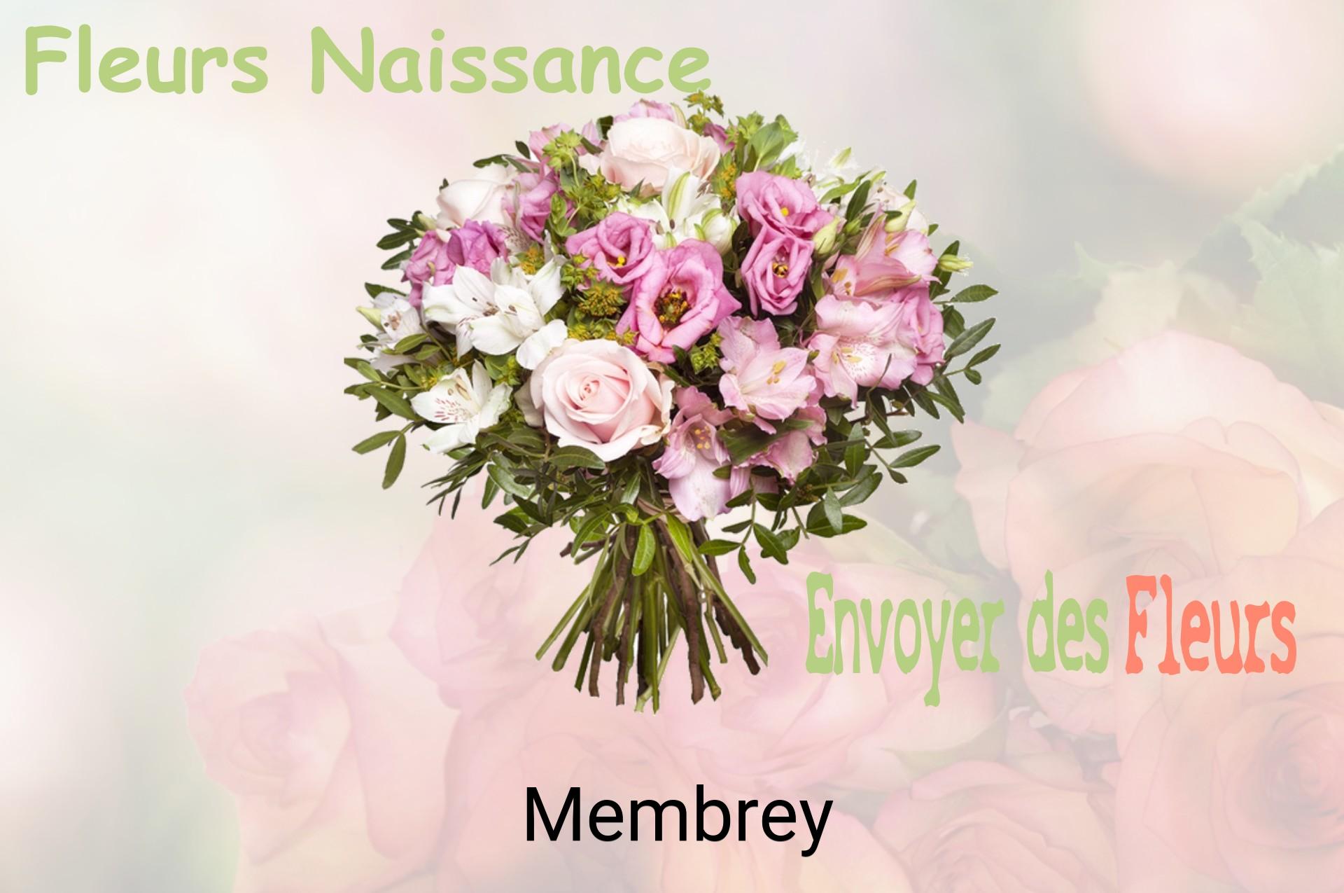 Bouquet de fleurs de naissance livré à Membrey